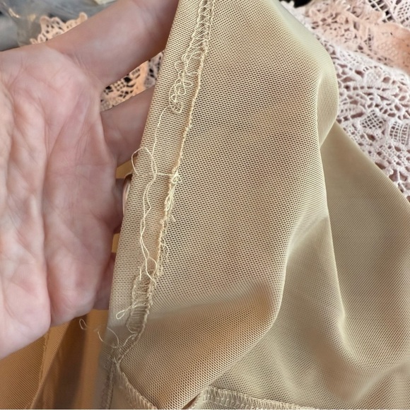 Rebecca Taylor Blush Pink Lace Midi Dress size 2 - Picture 5 of 6